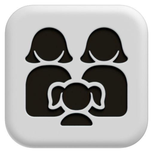 Emoji Gia đình: phụ nữ, phụ nữ, con gái 👩‍👩‍👧 dạng 3D