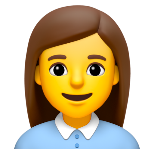 Emoji Nhân viên văn phòng nữ 👩‍💼 dạng 3D