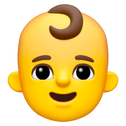 Emoji Trẻ con 👶 dạng 3D
