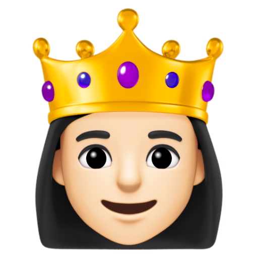 Emoji Công chúa: màu da sáng 👸🏻 dạng 3D