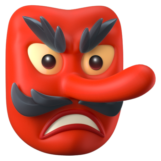 Emoji Yêu tinh 👺 dạng 3D