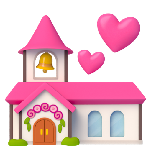 Emoji Đám cưới 💒 dạng 3D