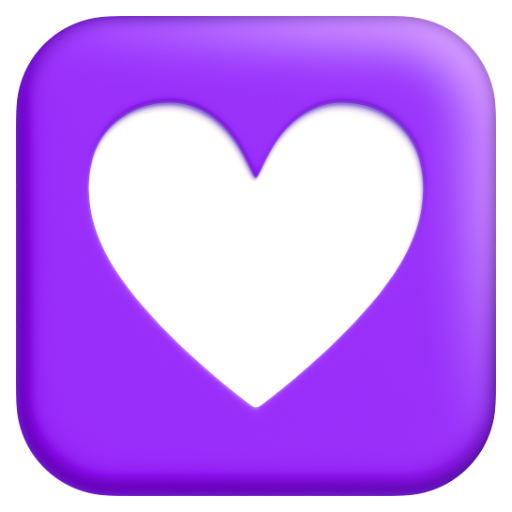 Emoji Hình trang trí trái tim 💟 dạng 3D