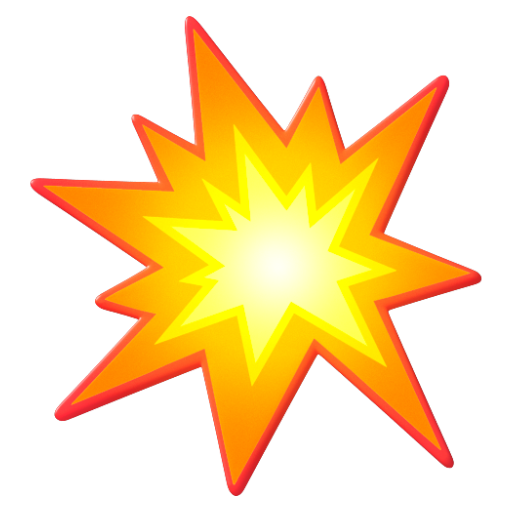 Emoji Va chạm 💥 dạng 3D