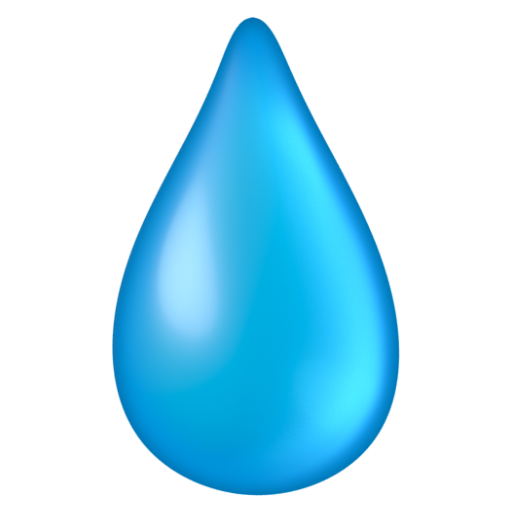 Emoji Giọt nước 💧 dạng 3D