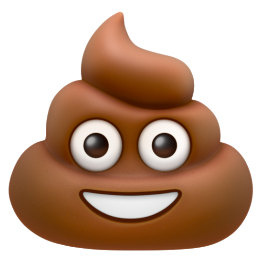 Emoji Đống phân 💩 dạng 3D
