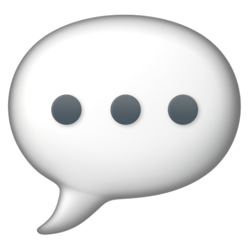 Emoji Bong bóng lời nói 💬 dạng 3D