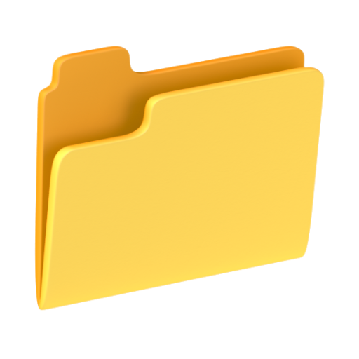 Emoji Thư mục tệp 📁 dạng 3D