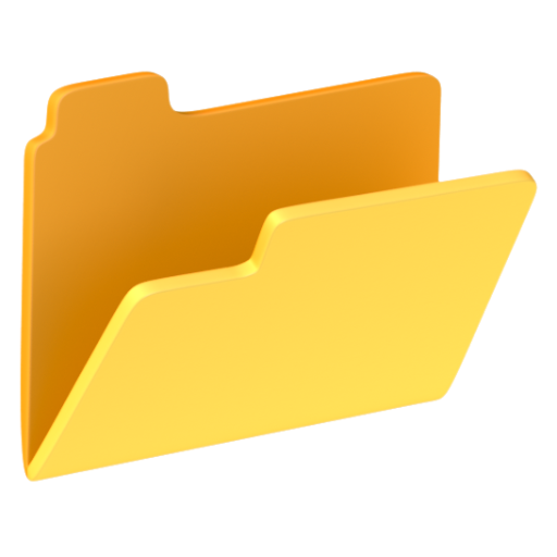 Emoji Thư mục tệp mở 📂 dạng 3D
