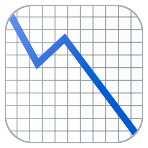 Emoji Biểu đồ giảm 📉 dạng 3D