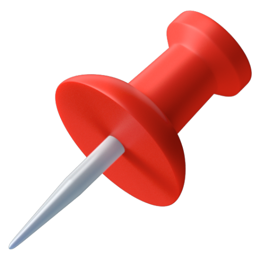 Emoji Đinh ghim 📌 dạng 3D