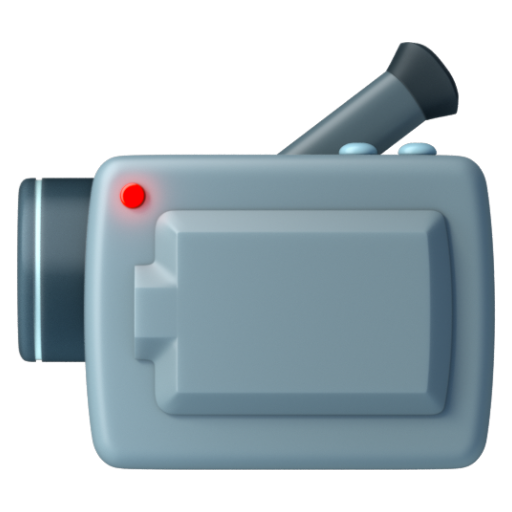 Emoji Máy quay video 📹 dạng 3D