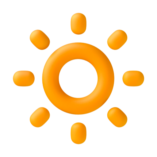 Emoji Nút mờ 🔅 dạng 3D