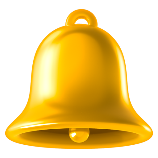 Emoji Cái chuông 🔔 dạng 3D