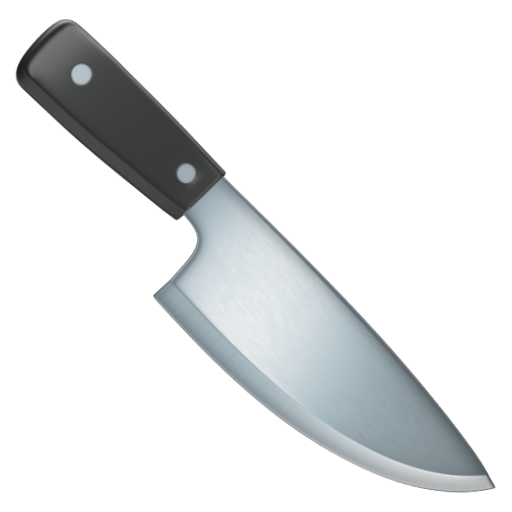 Emoji Dao làm bếp 🔪 dạng 3D