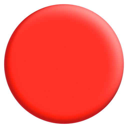 Emoji Hình tròn màu đỏ 🔴 dạng 3D