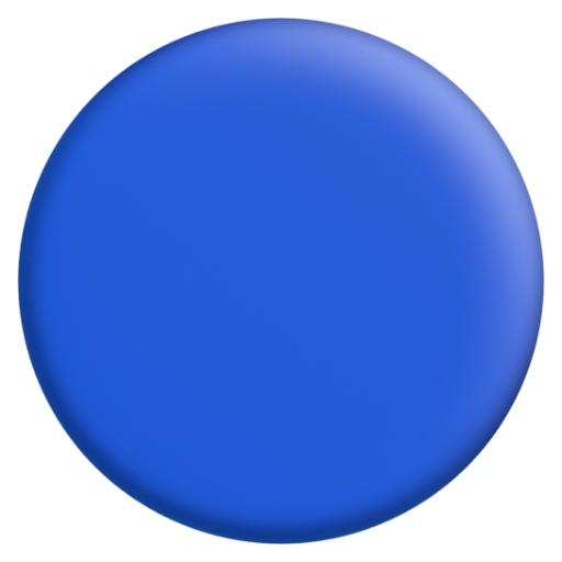 Emoji Hình tròn màu lam 🔵 dạng 3D