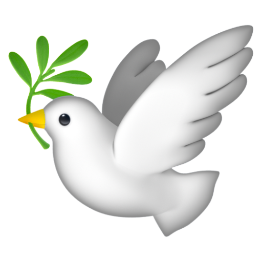 Emoji Bồ câu 🕊 dạng 3D