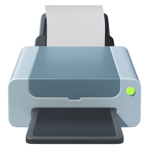 Emoji Máy in 🖨 dạng 3D