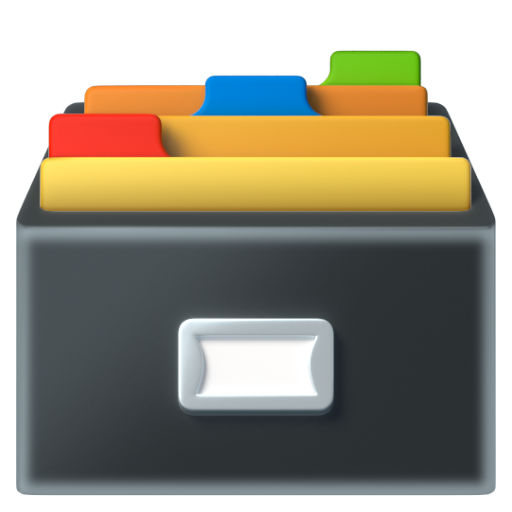Emoji Hộp đựng hồ sơ 🗃 dạng 3D