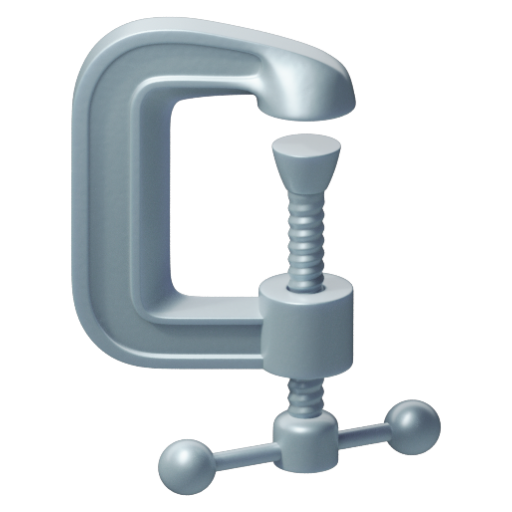 Emoji Cái kẹp 🗜 dạng 3D