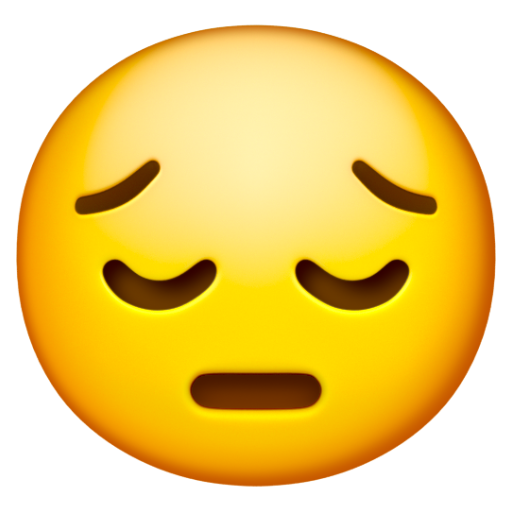 Emoji Mặt trầm ngâm 😔 dạng 3D
