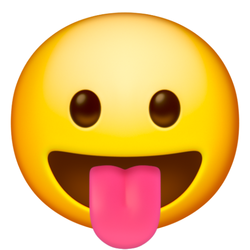 Emoji Mặt lè lưỡi 😛 dạng 3D