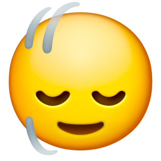 Emoji Gật đầu 🙂‍↕ dạng 3D