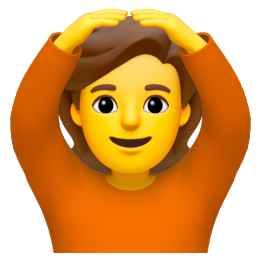 Emoji Người ra hiệu đồng ý 🙆 dạng 3D