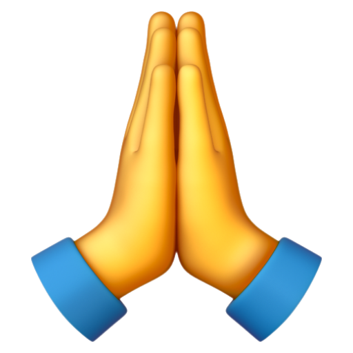 Emoji Chắp tay 🙏 dạng 3D