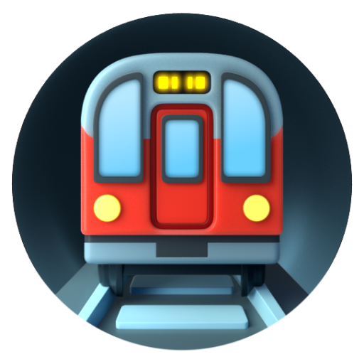 Emoji Tàu điện ngầm 🚇 dạng 3D