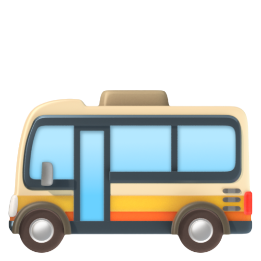 Emoji Xe buýt 🚌 dạng 3D
