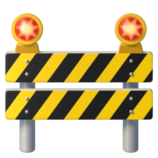 Emoji Công trường 🚧 dạng 3D