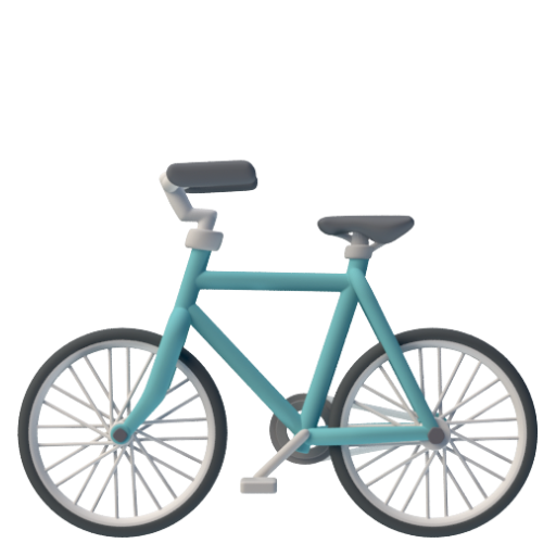 Emoji Xe đạp 🚲 dạng 3D