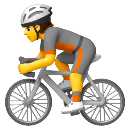 Emoji Người đi xe đạp 🚴 dạng 3D