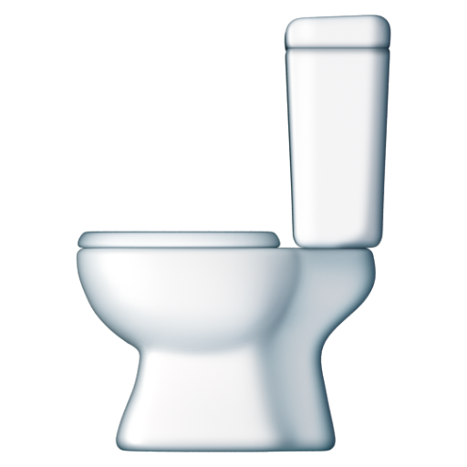 Emoji Bồn cầu 🚽 dạng 3D