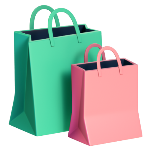 Emoji Túi mua sắm 🛍 dạng 3D