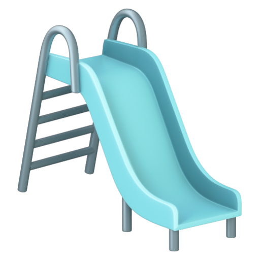 Emoji Cầu trượt 🛝 dạng 3D