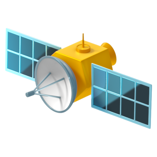 Emoji Vệ tinh 🛰 dạng 3D