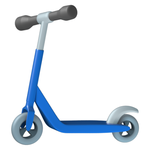 Emoji Xe hẩy 🛴 dạng 3D