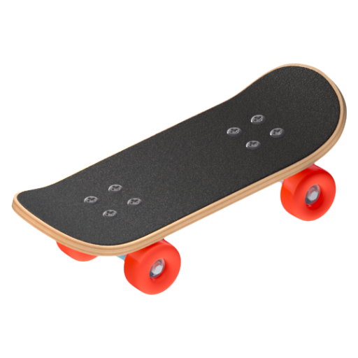 Emoji Ván trượt 🛹 dạng 3D