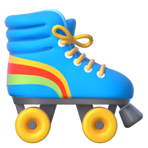Emoji Giày trượt patin 🛼 dạng 3D