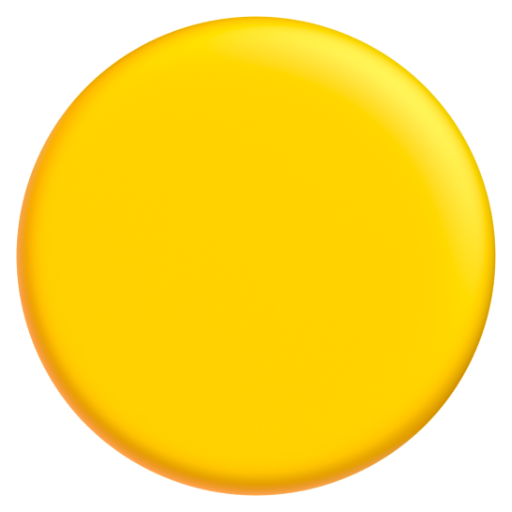 Emoji Hình tròn màu vàng 🟡 dạng 3D