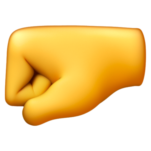 Emoji Nắm đấm hướng phía trái 🤛 dạng 3D