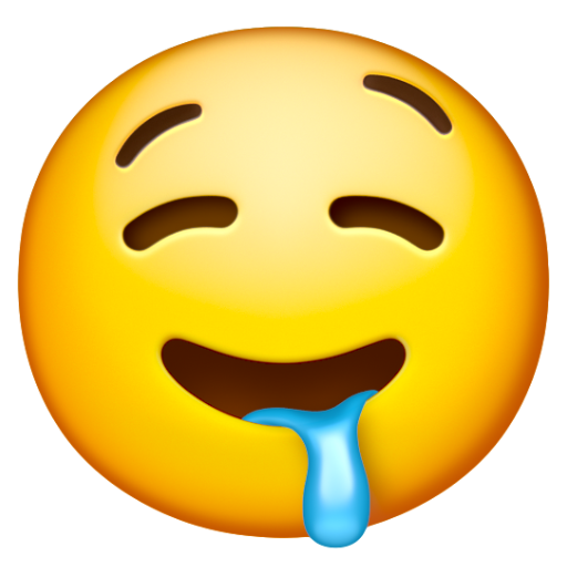 Emoji Mặt chảy dãi 🤤 dạng 3D
