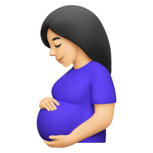 Emoji Người phụ nữ có thai: màu da sáng 🤰🏻 dạng 3D