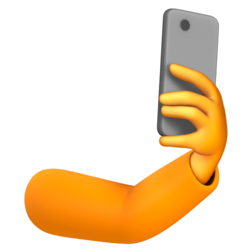 Emoji Tự sướng 🤳 dạng 3D