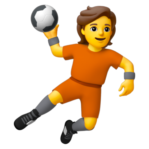 Emoji Người chơi bóng ném 🤾 dạng 3D