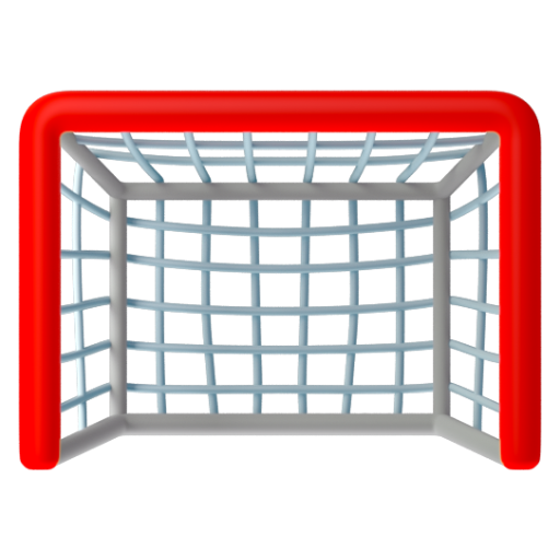 Emoji Khung thành 🥅 dạng 3D
