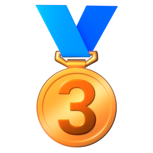 Emoji Huy chương đồng 🥉 dạng 3D